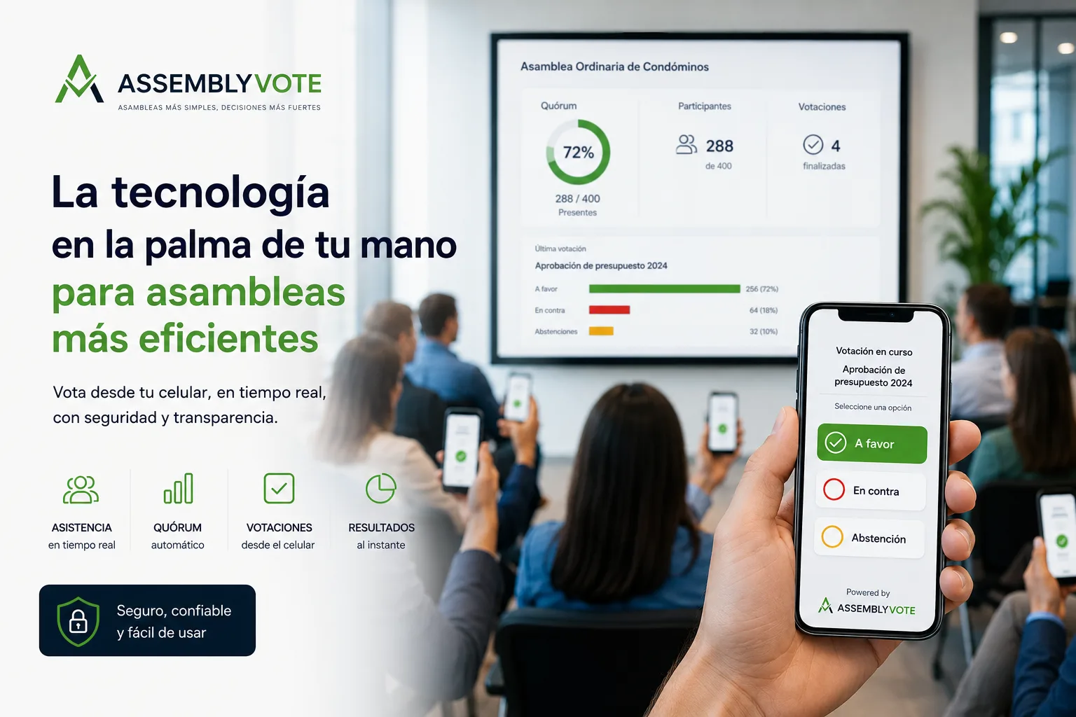 Cómo el celular está facilitando las asambleas de condominios y asociaciones solidaristas