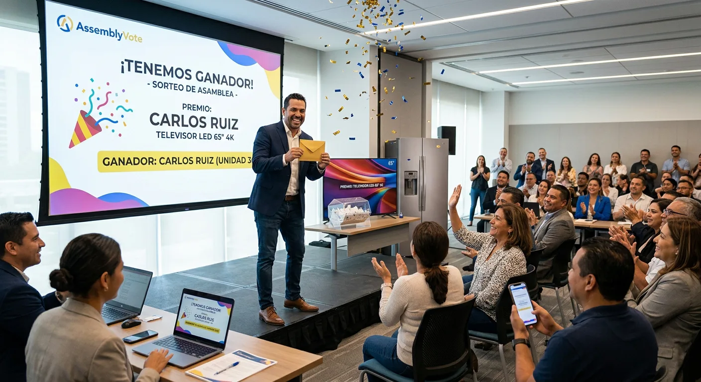 Rifas en Asambleas: La Estrategia Infalible para Disparar la Participación y el Quórum