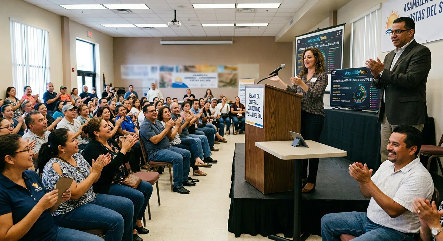 Su asamblea completa con AssemblyVote: plataforma, grabación y transmisión en vivo - imagen 2